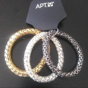 Apt. 9 Kohl’s stretchy tri-color Braclets